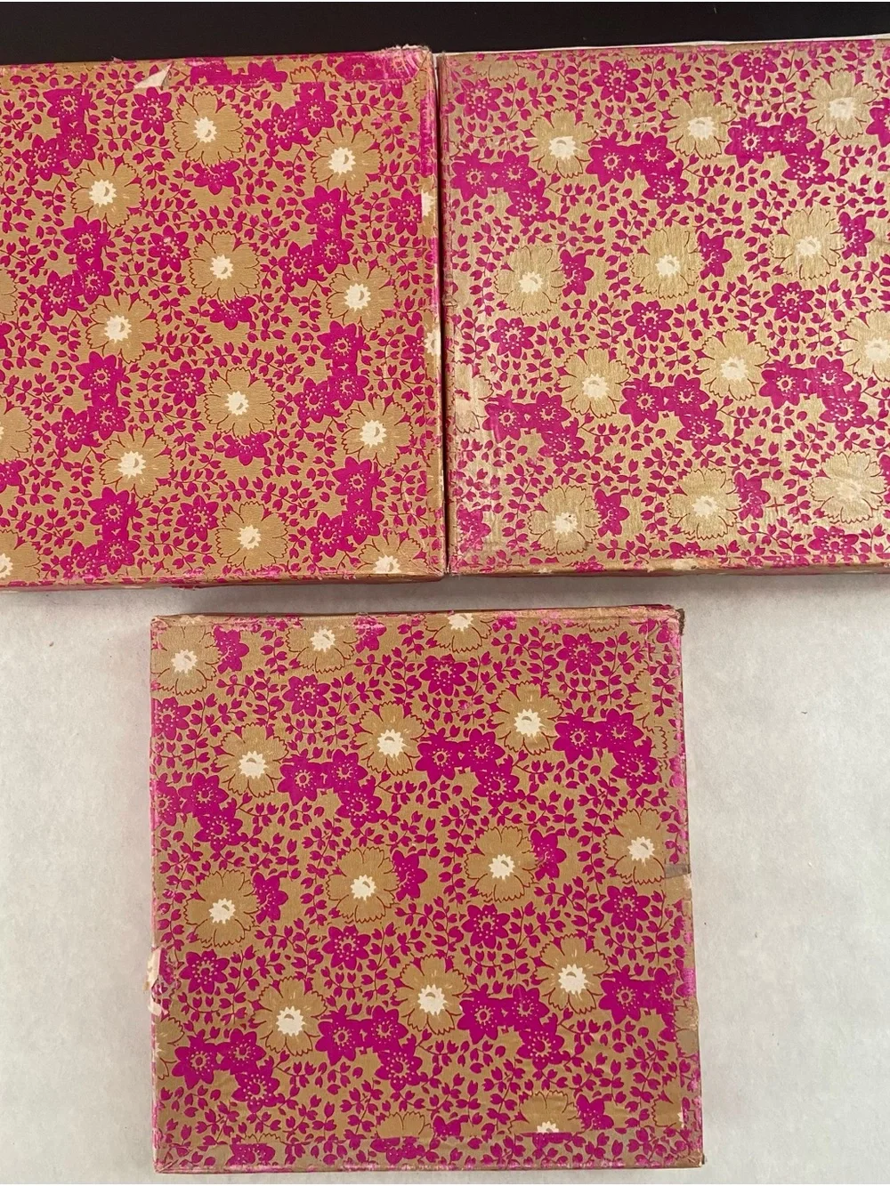 Set of 3 Handcrafted Kondapalli Wooden Photo Frames Hand Painted